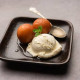 Gulab Jamun with Ice Cream (2 Pieces with Vanilla ice cream)